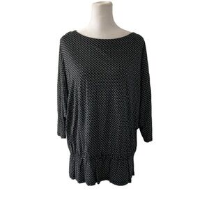 LOFT XL top black white